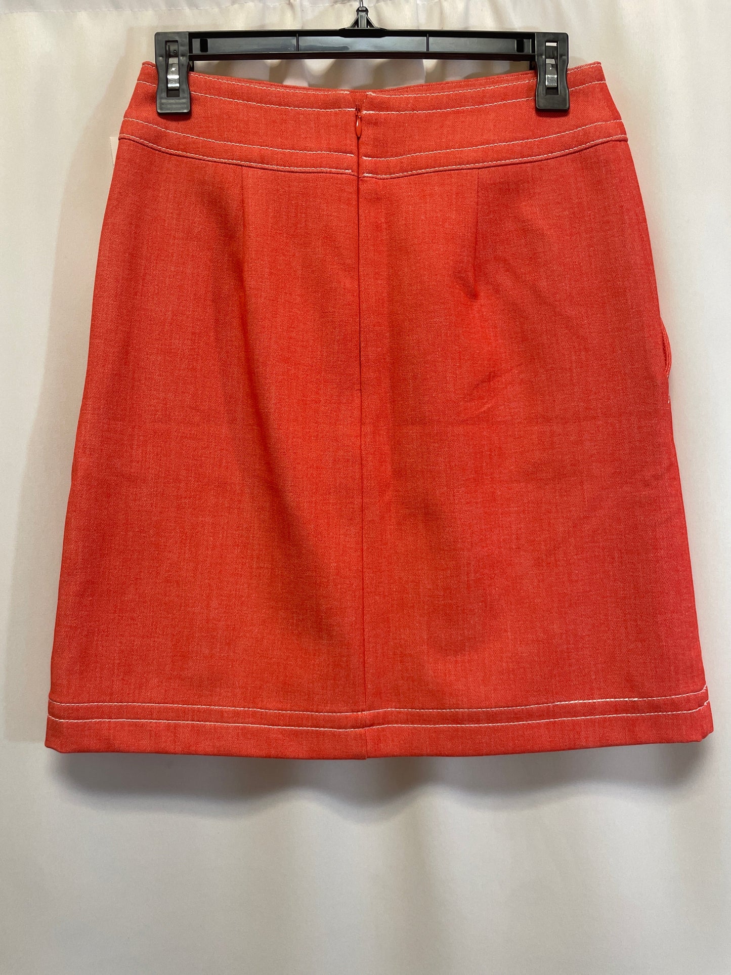 Skirt Midi By Ann Taylor In Peach, Size: 0