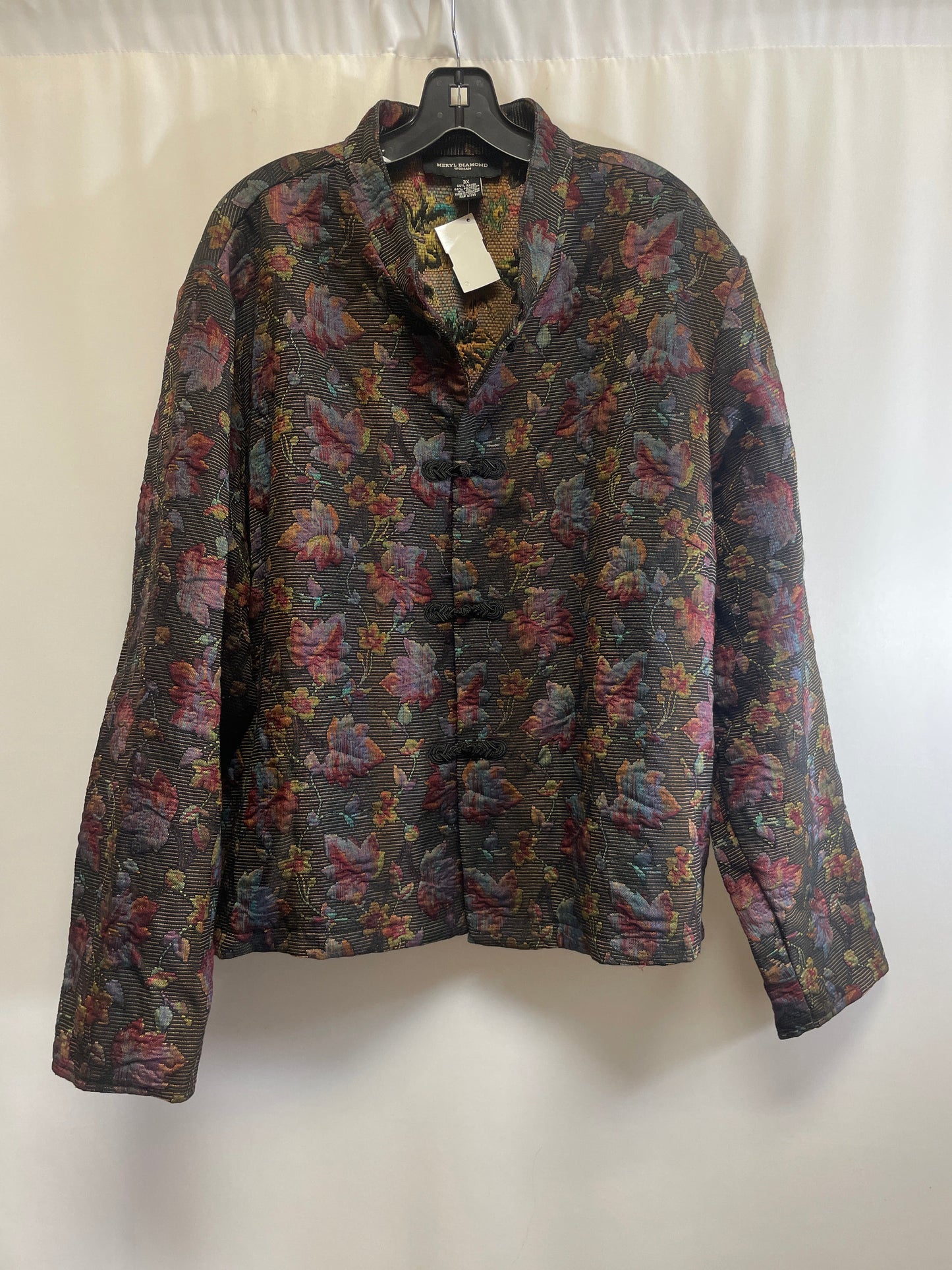 Blazer By Clothes Mentor In Multi-colored, Size: 3x