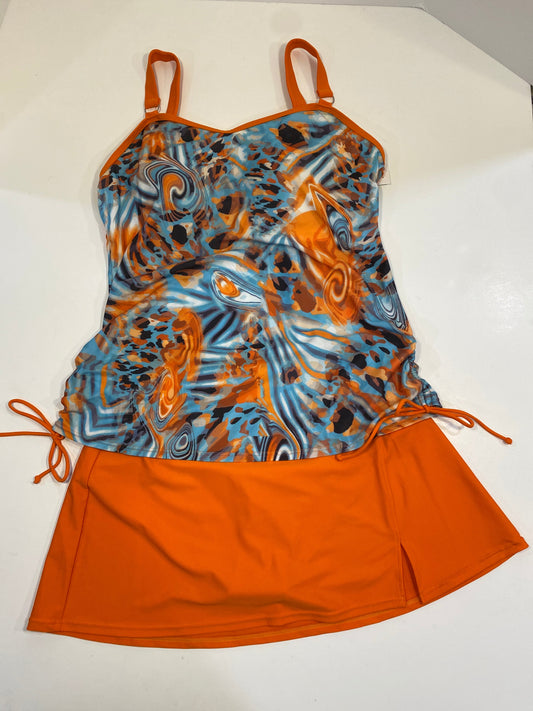 Swimsuit 2pc By Clothes Mentor In Orange, Size: Xl