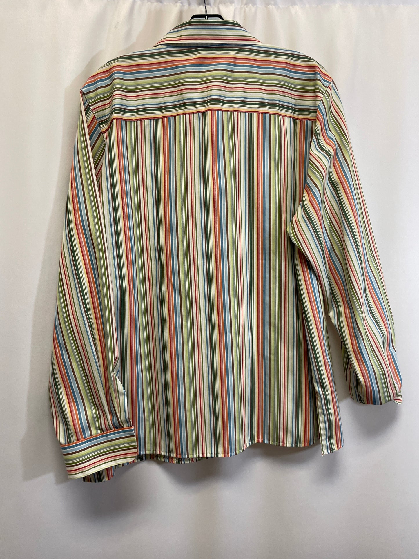 Top Long Sleeve By Clothes Mentor In Multi-colored, Size: 1x