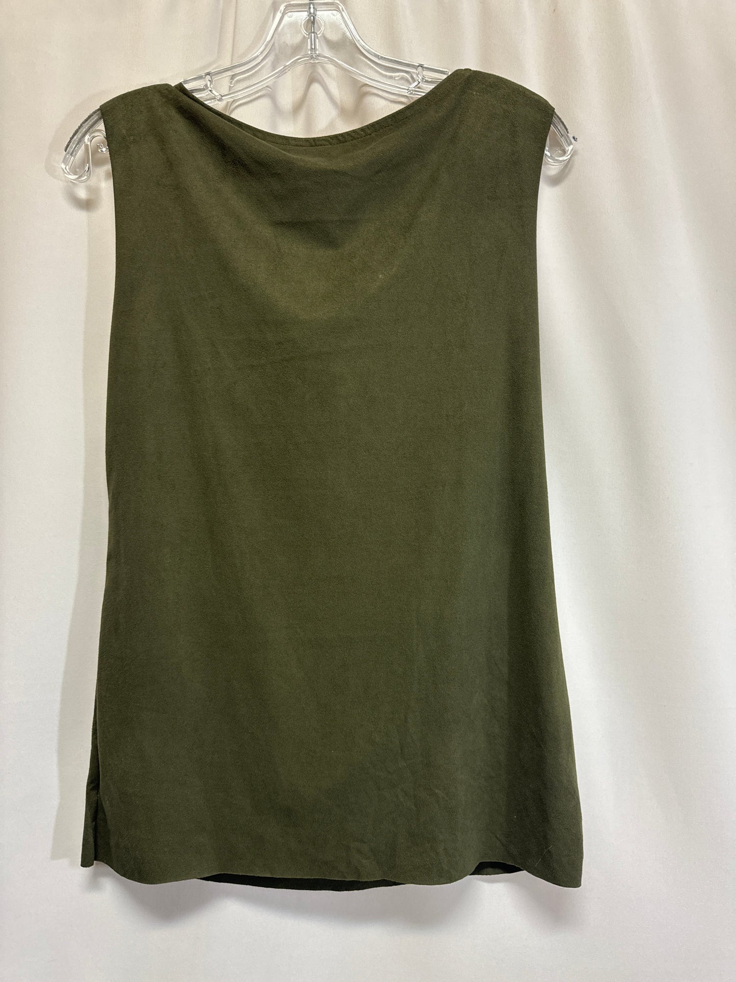 Top Sleeveless By Cato In Green, Size: Xs