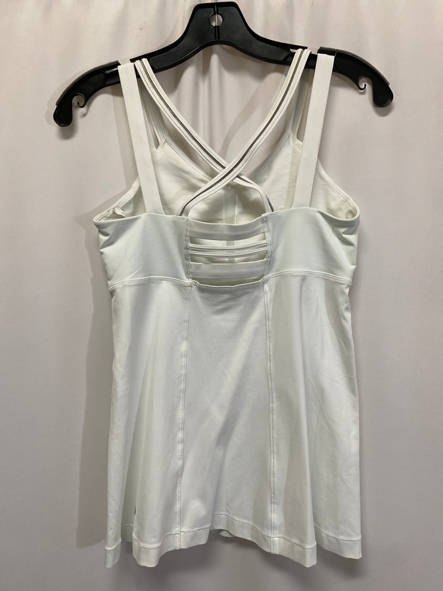 Athletic Tank Top By Lululemon In White, Size: 8