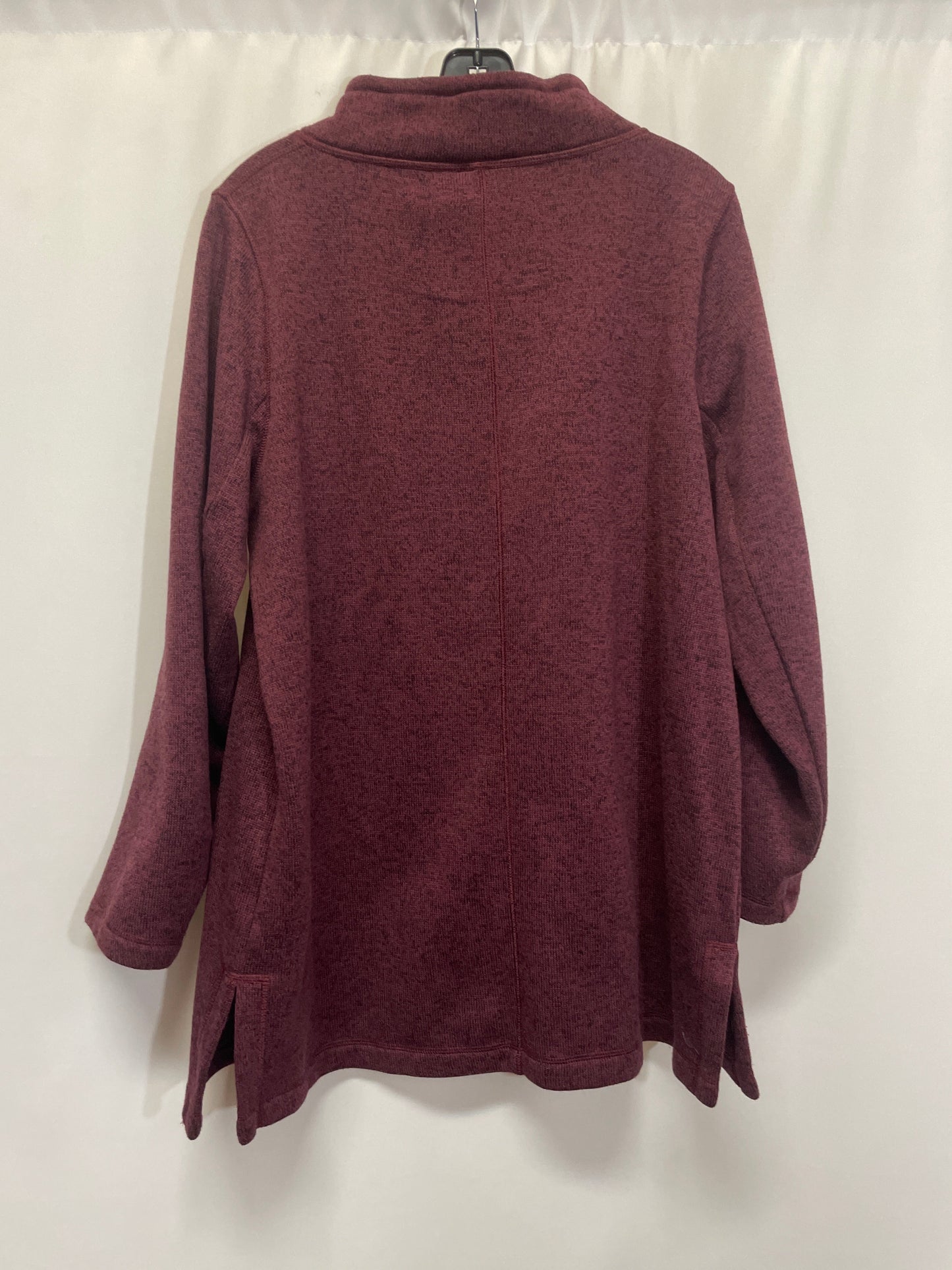 Top Long Sleeve By Lands End In Mauve, Size: Xl