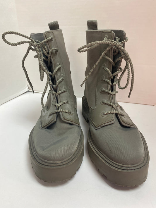 Boots Combat By Zara In Green, Size: 10.5