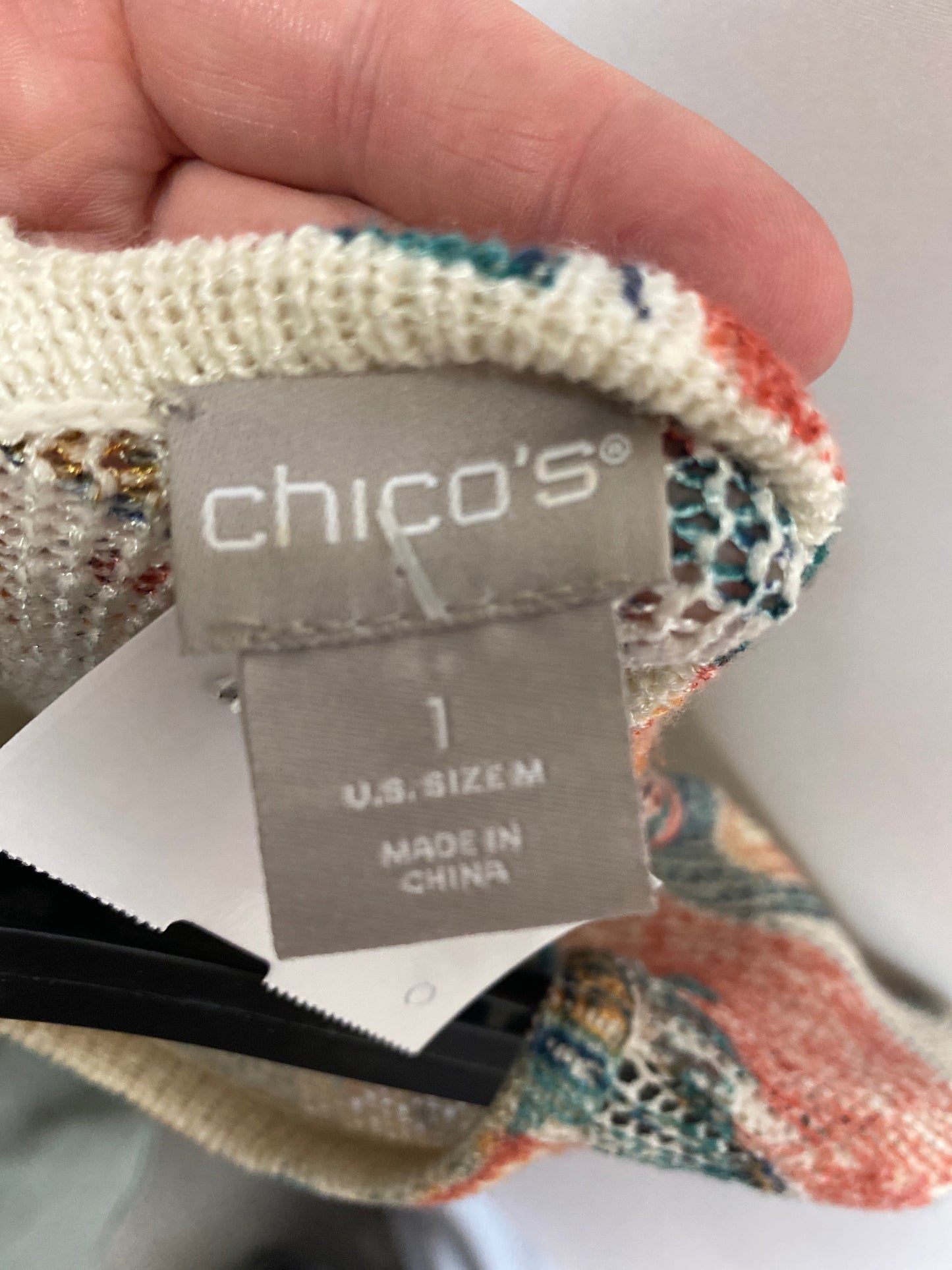 Sweater By Chicos In Tan, Size: L