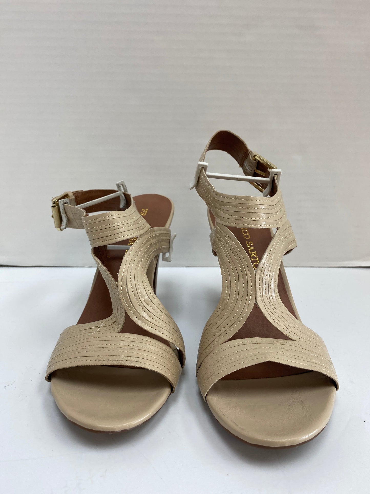 Shoes Heels Block By Franco Sarto In Tan, Size: 9