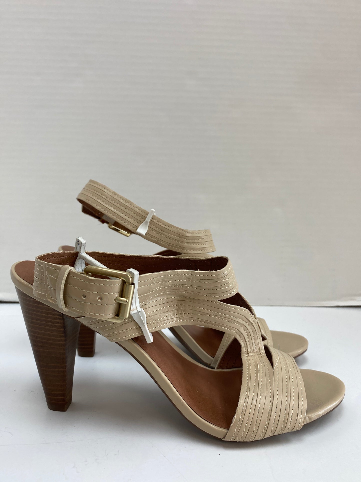 Shoes Heels Block By Franco Sarto In Tan, Size: 9