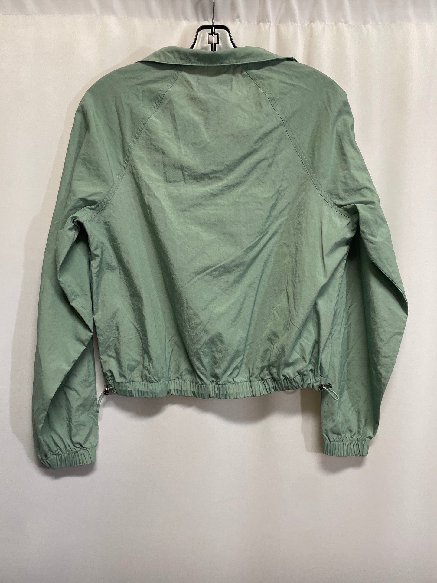 Jacket Windbreaker By Victorias Secret In Green, Size: Xs