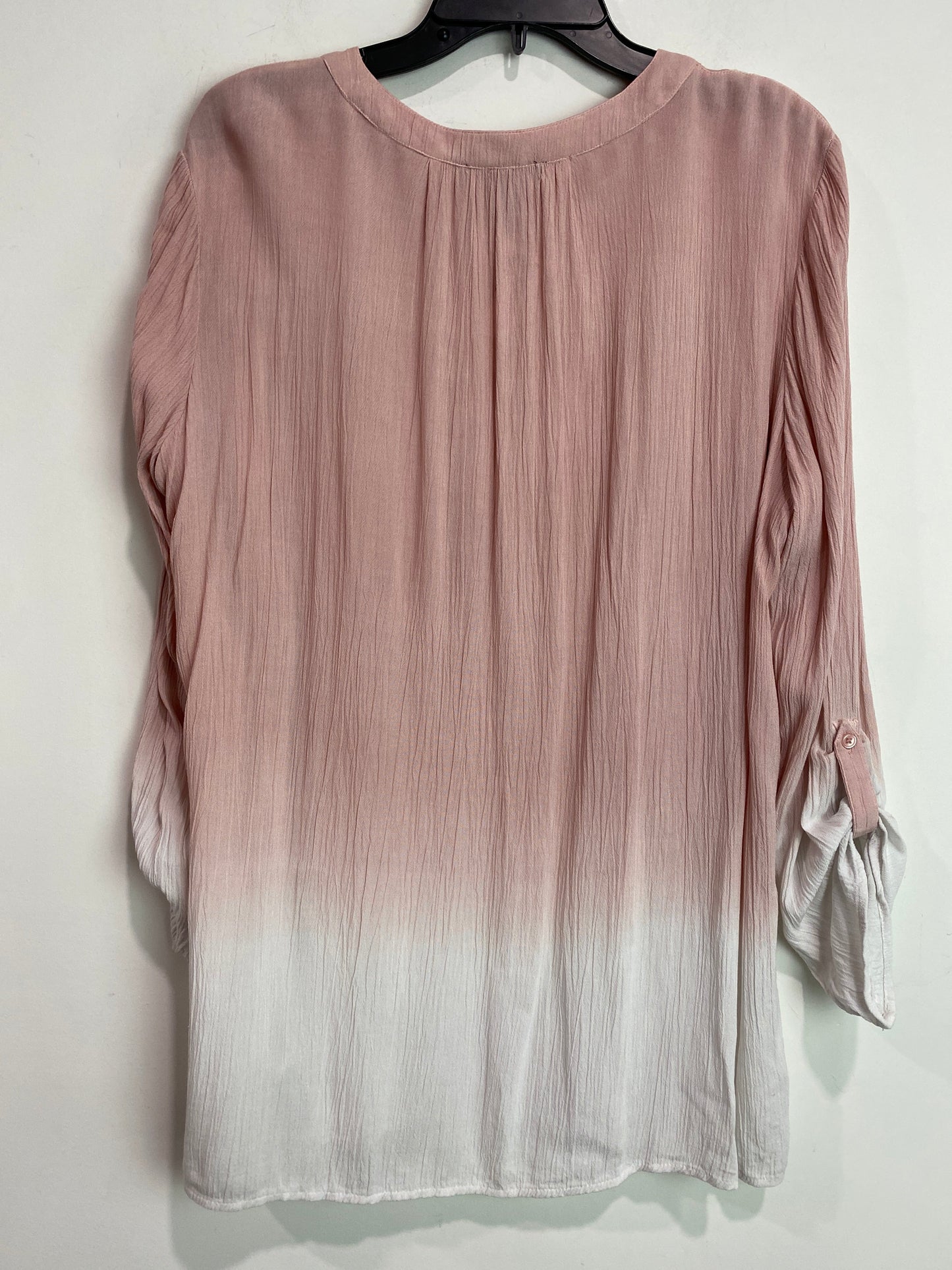 Top Long Sleeve By Bandolino In Pink, Size: Xl