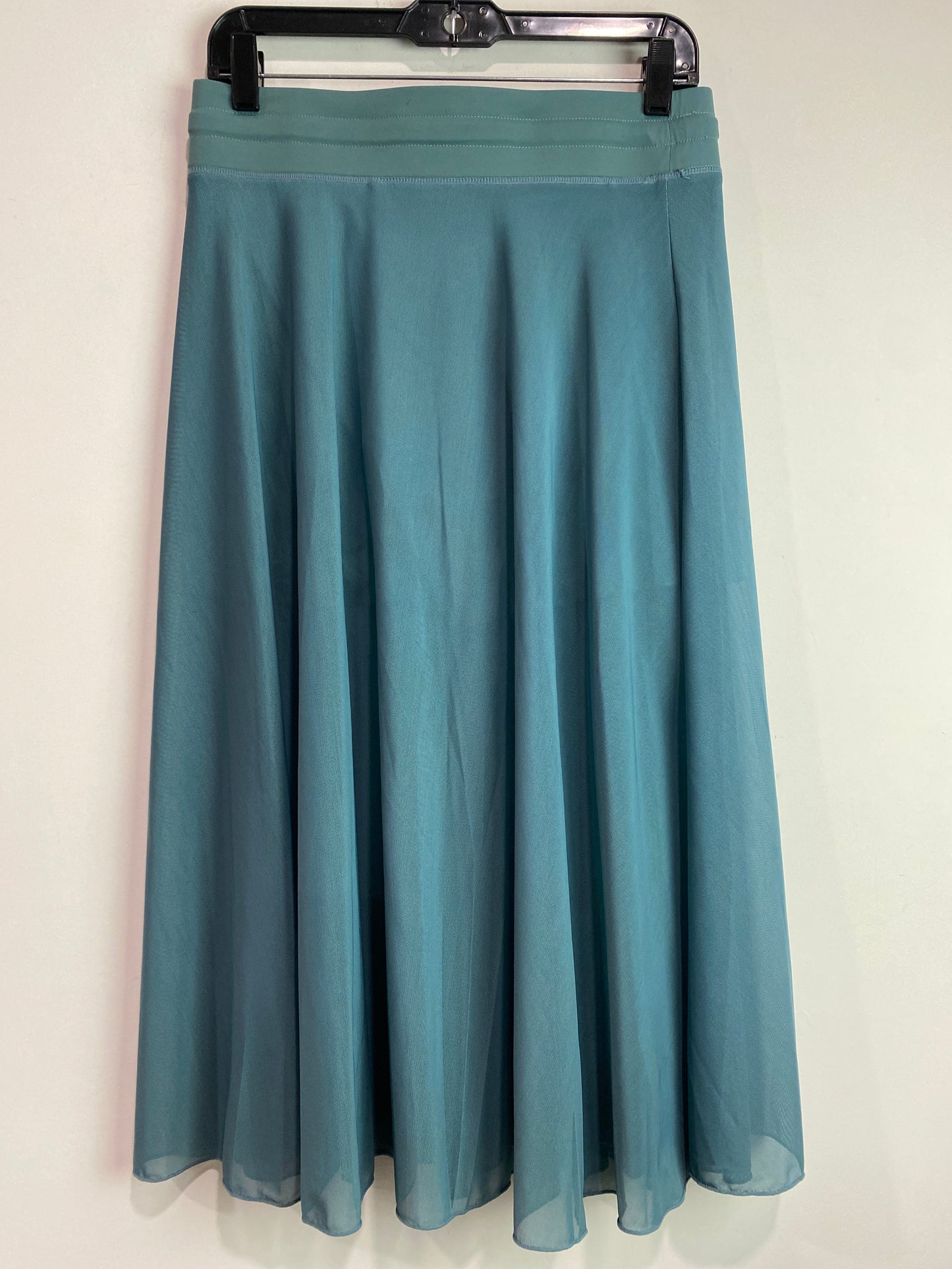 Skirt Midi By Clothes Mentor In Aqua, Size: M