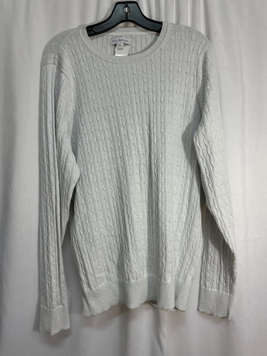 Sweater By Kim Rogers In Grey, Size: Xl