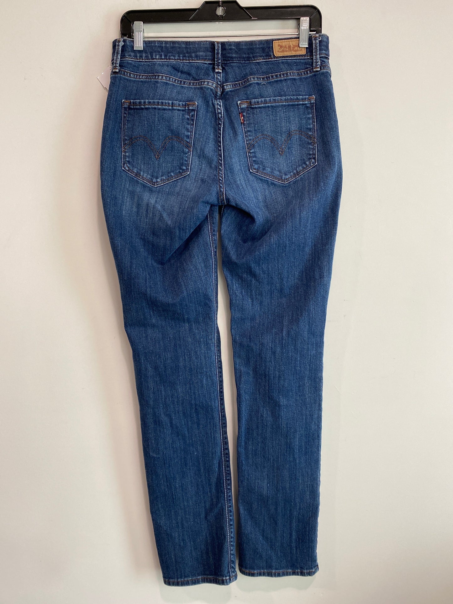 Jeans Straight By Levis In Blue Denim, Size: 6