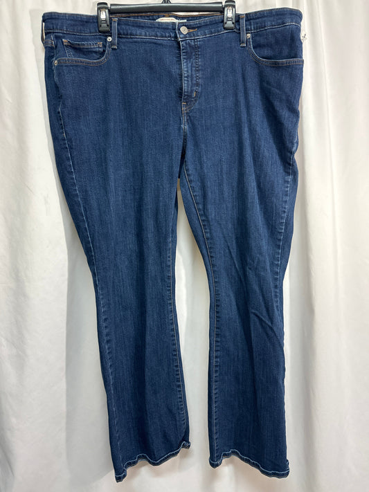 Jeans Boot Cut By Levis In Blue, Size: 24