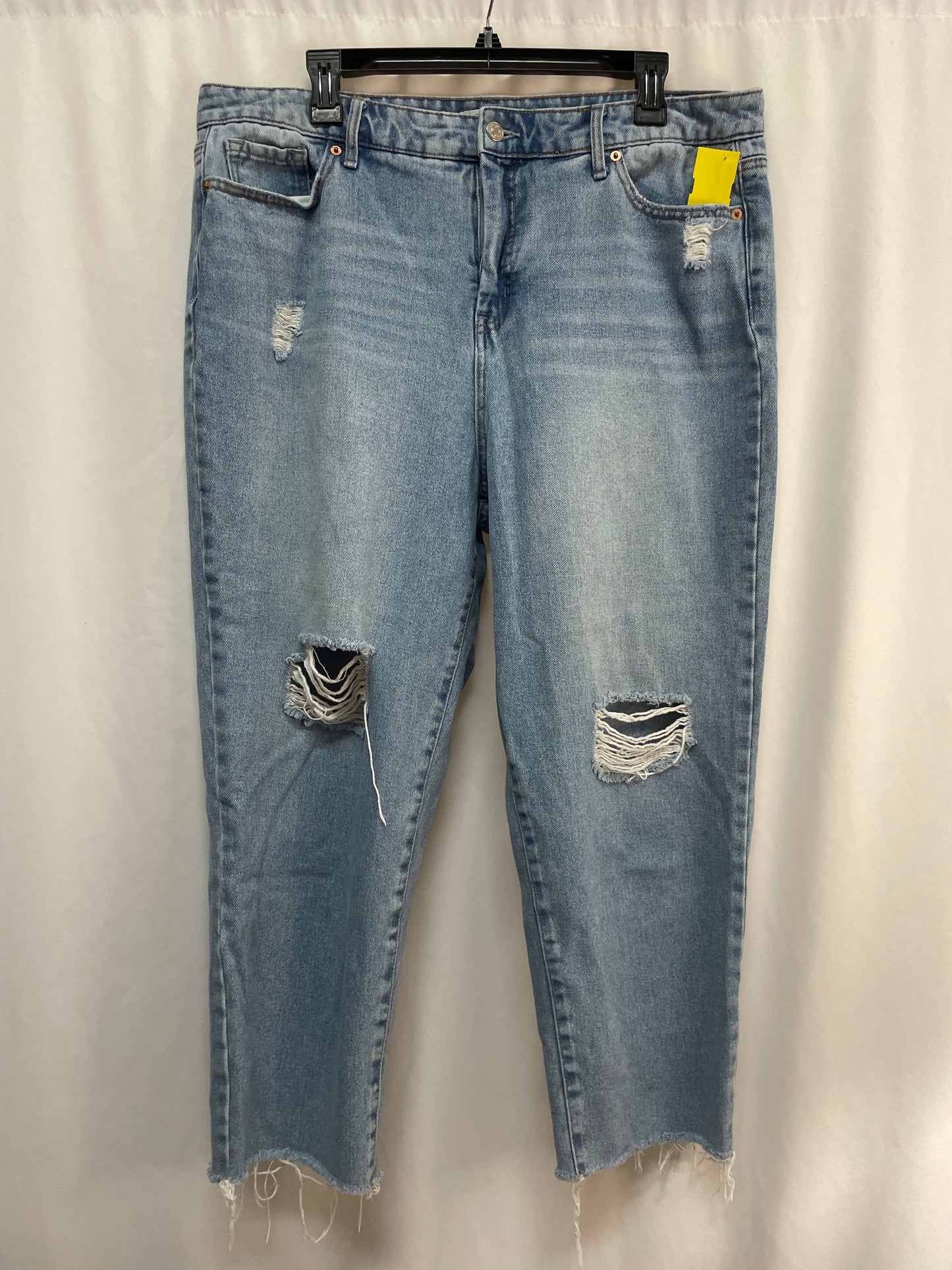 Jeans Cropped By Jessica Simpson In Blue, Size: 16