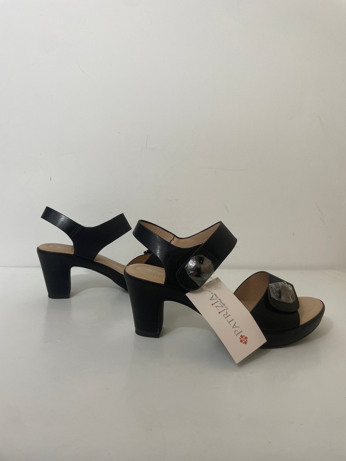 Sandals Heels Block By Spring Step In Black, Size: 9