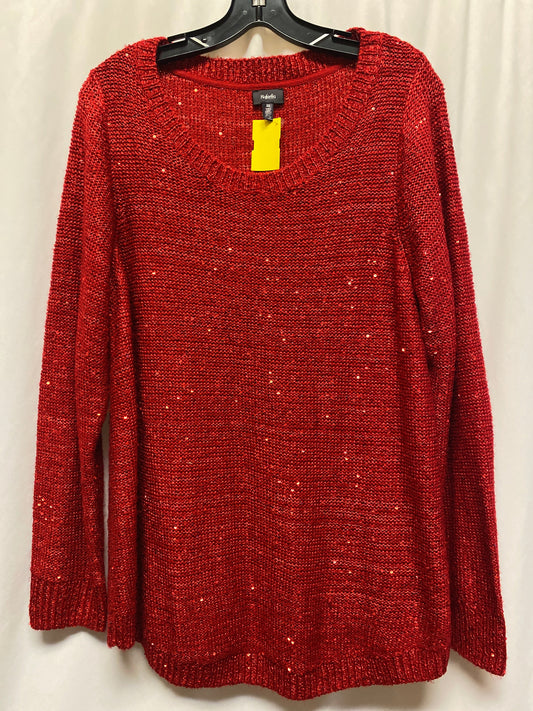 Sweater By Rafaella In Red, Size: 2x