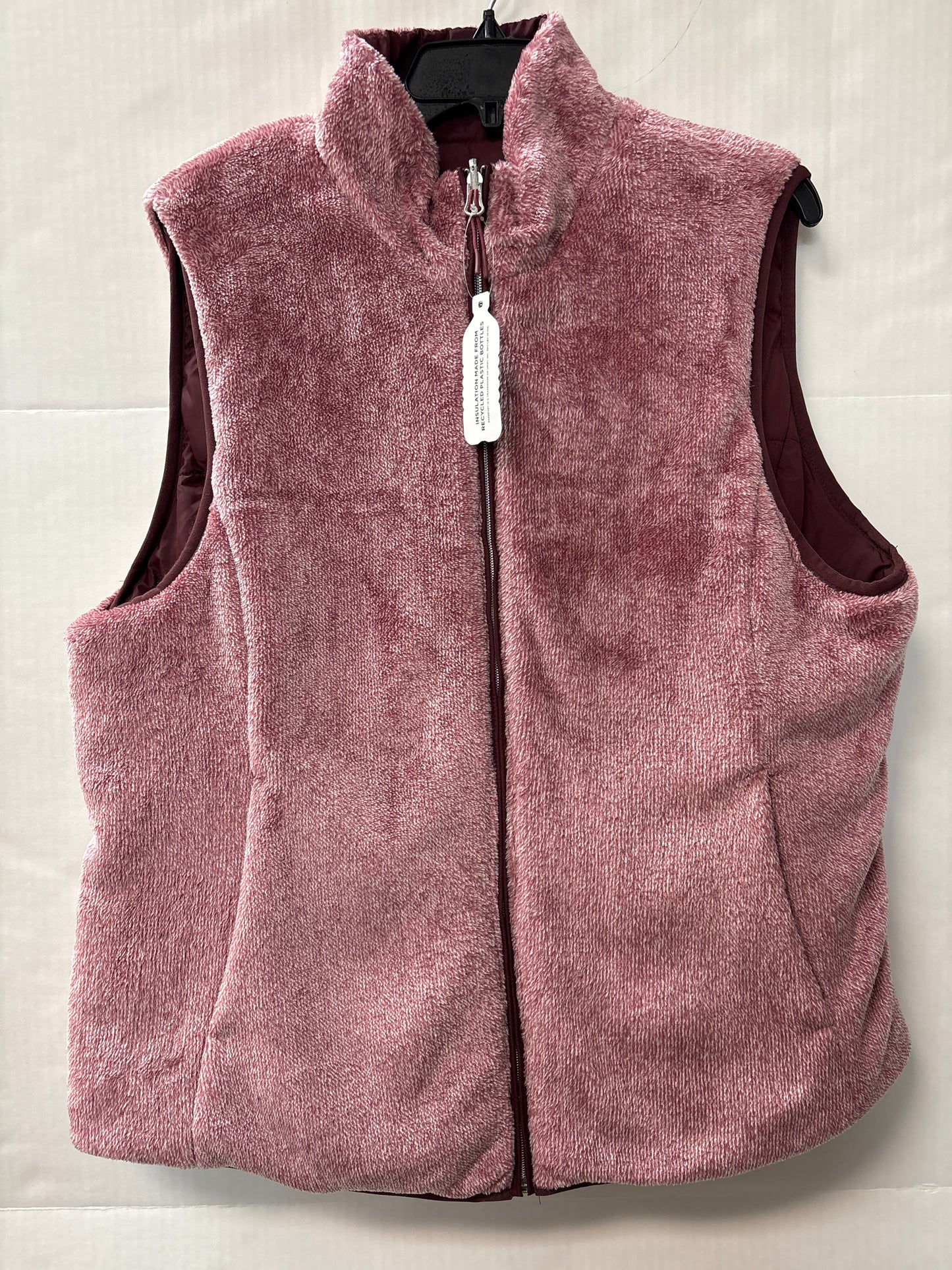 Vest Puffer & Quilted By Free Country In Mauve, Size: Xl