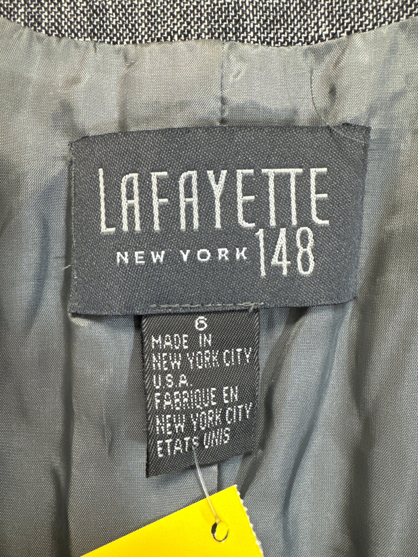 Blazer By Lafayette 148 In Grey, Size: S