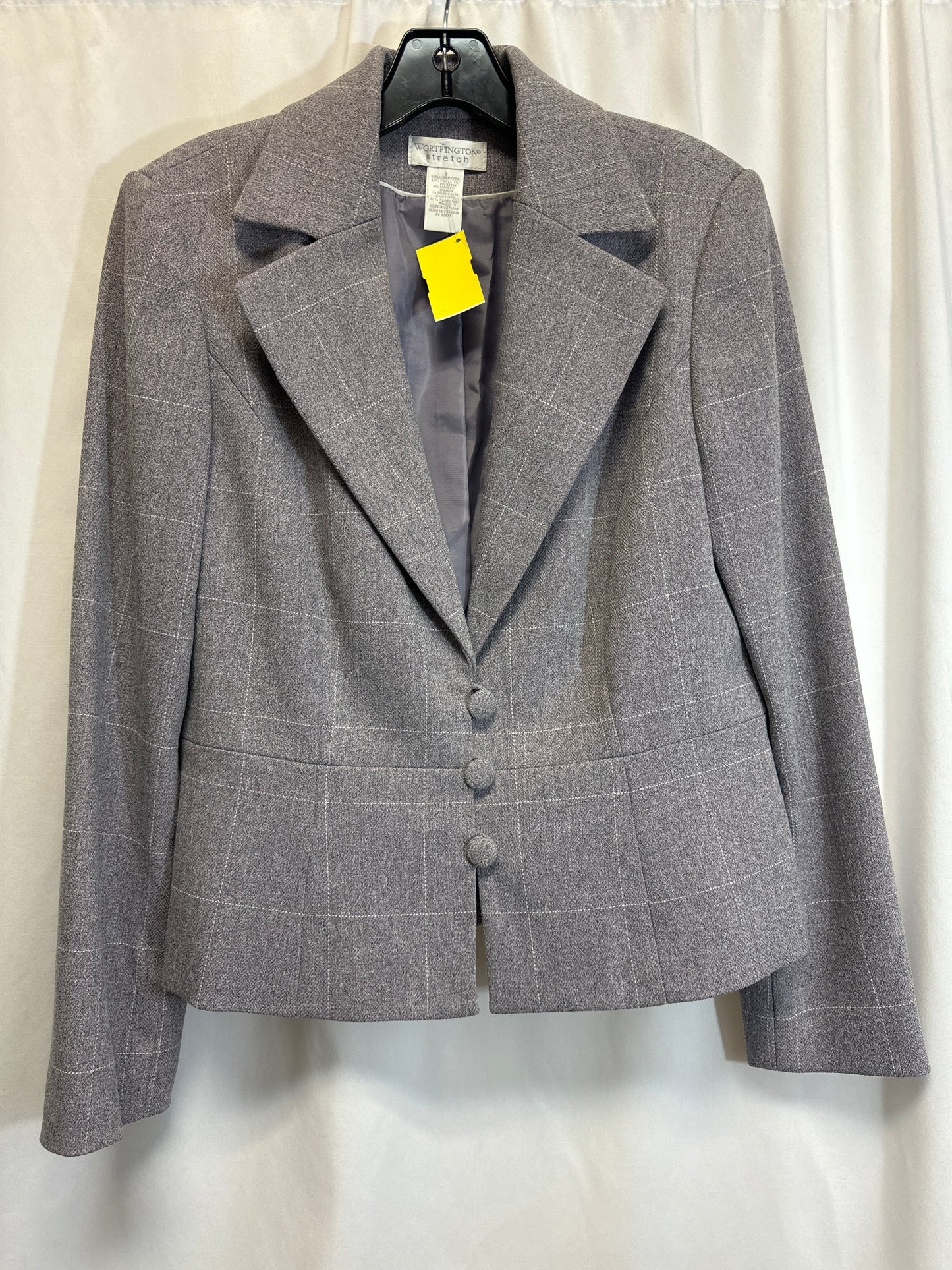 Blazer By Worthington In Grey, Size: M