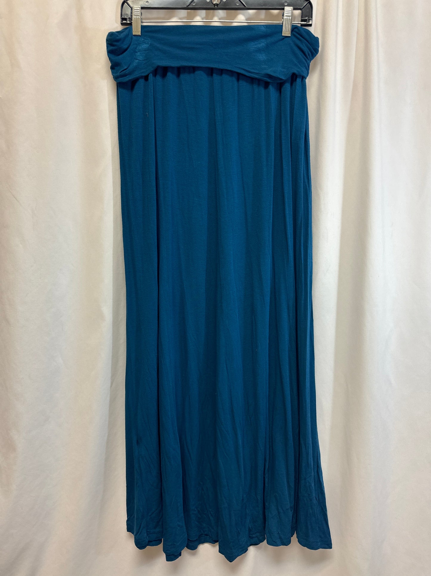 Skirt Maxi By Clothes Mentor In Blue, Size: Xl