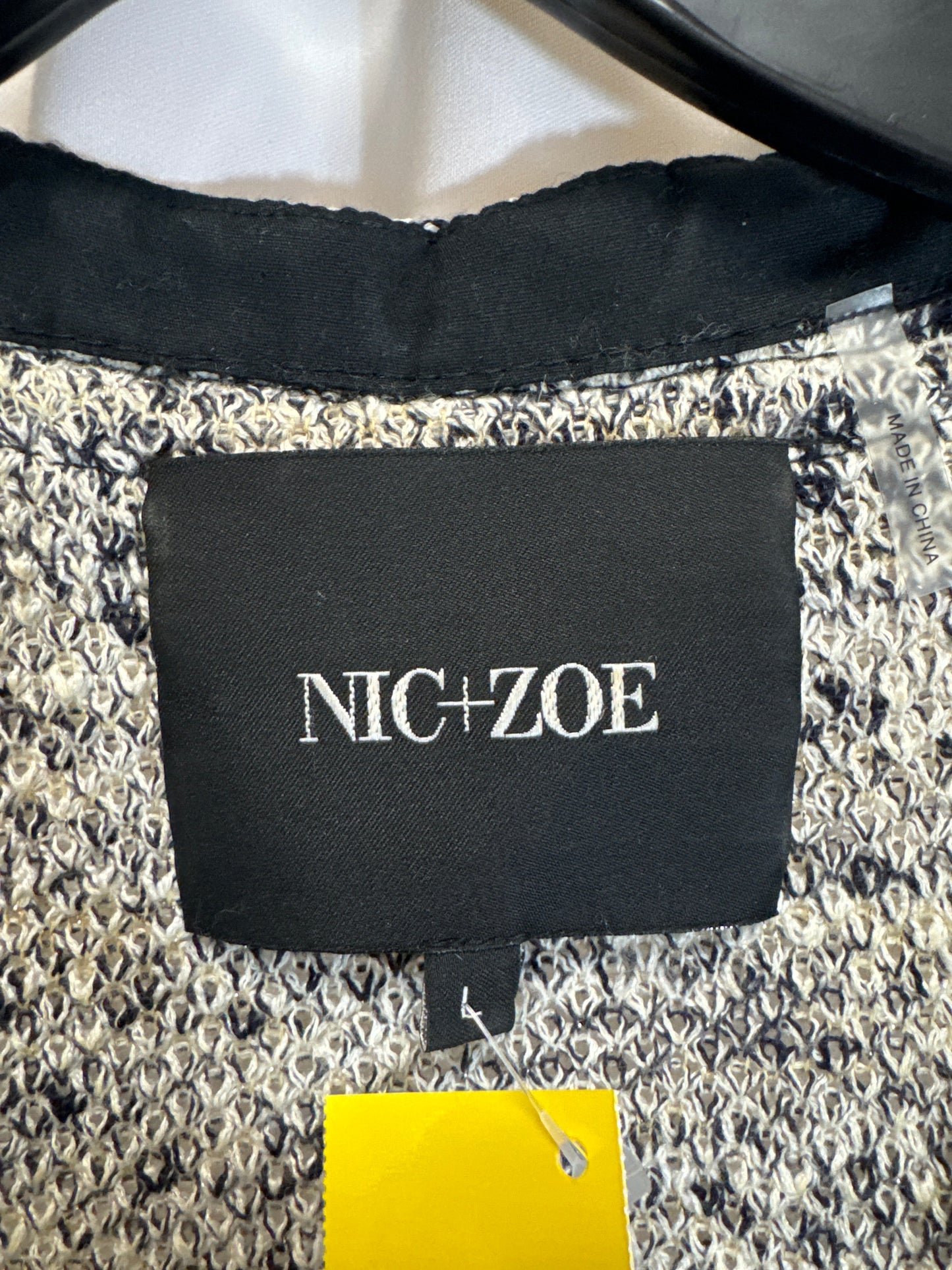 Top Long Sleeve By Nic + Zoe In Navy, Size: L