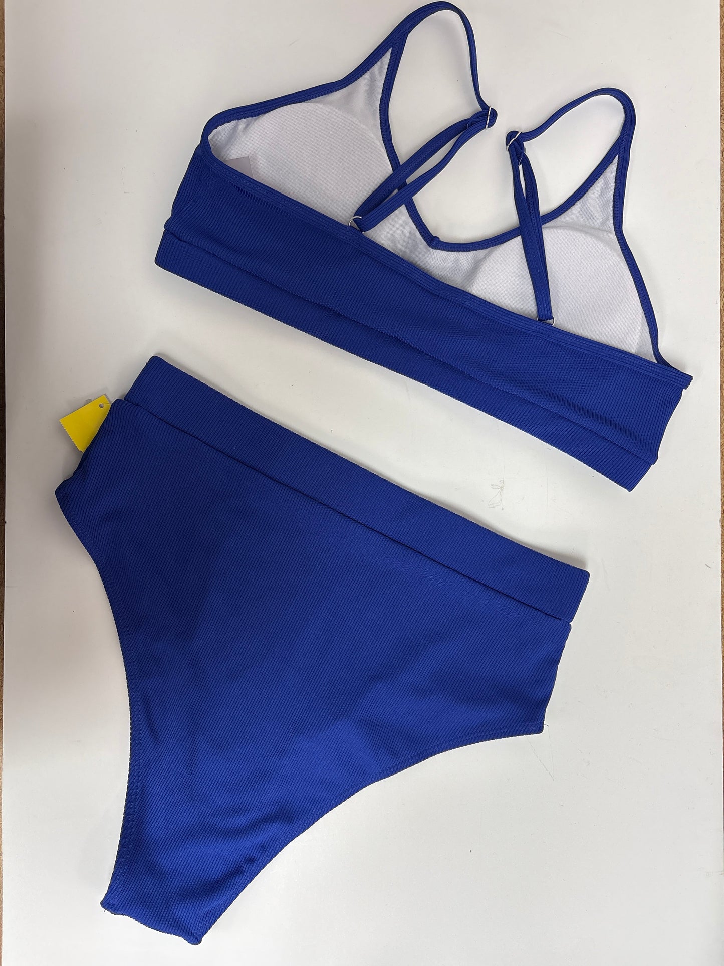 Swimsuit 2pc By Clothes Mentor In Blue, Size: L