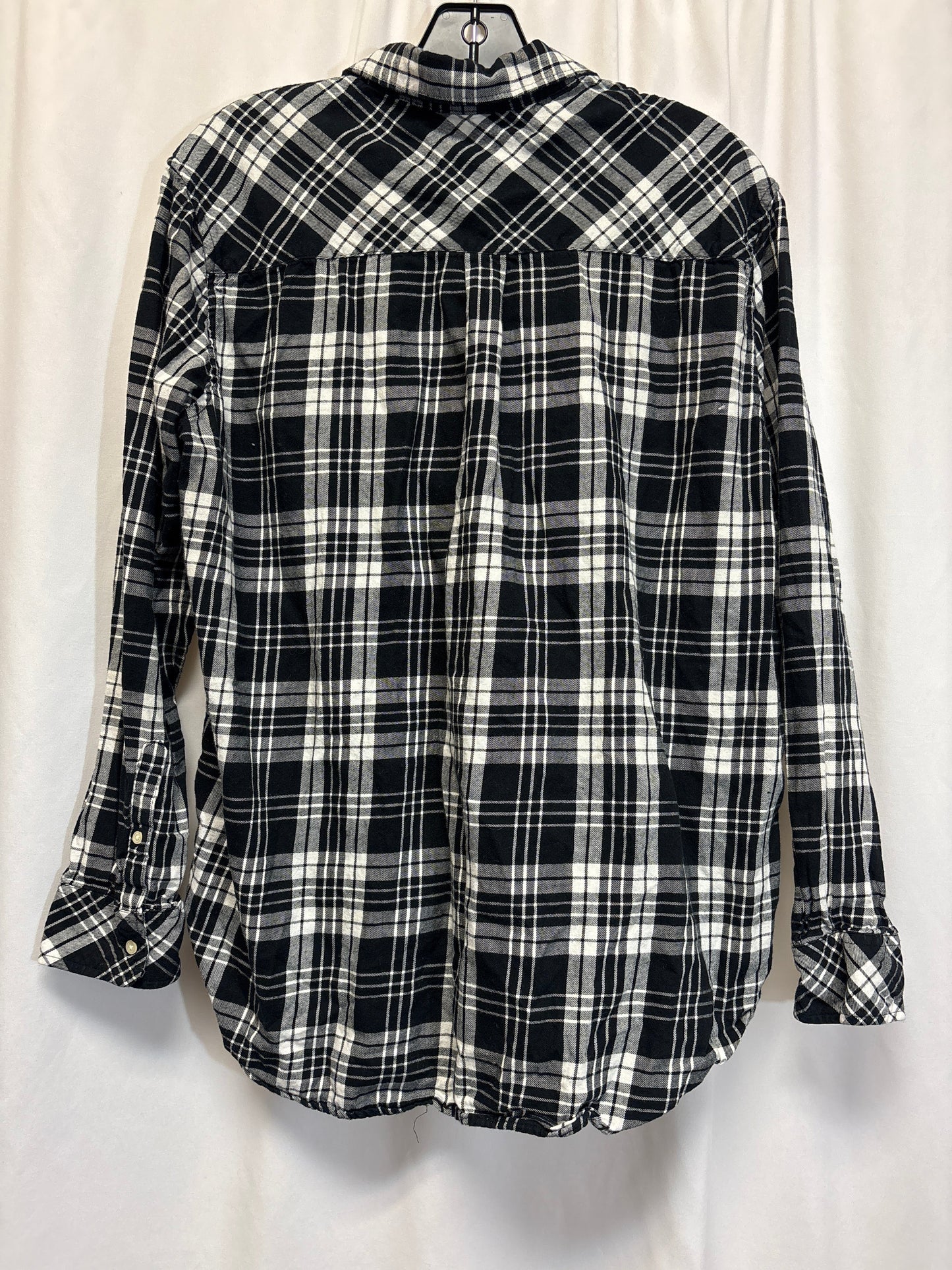 Top Long Sleeve By Gap In Black, Size: L