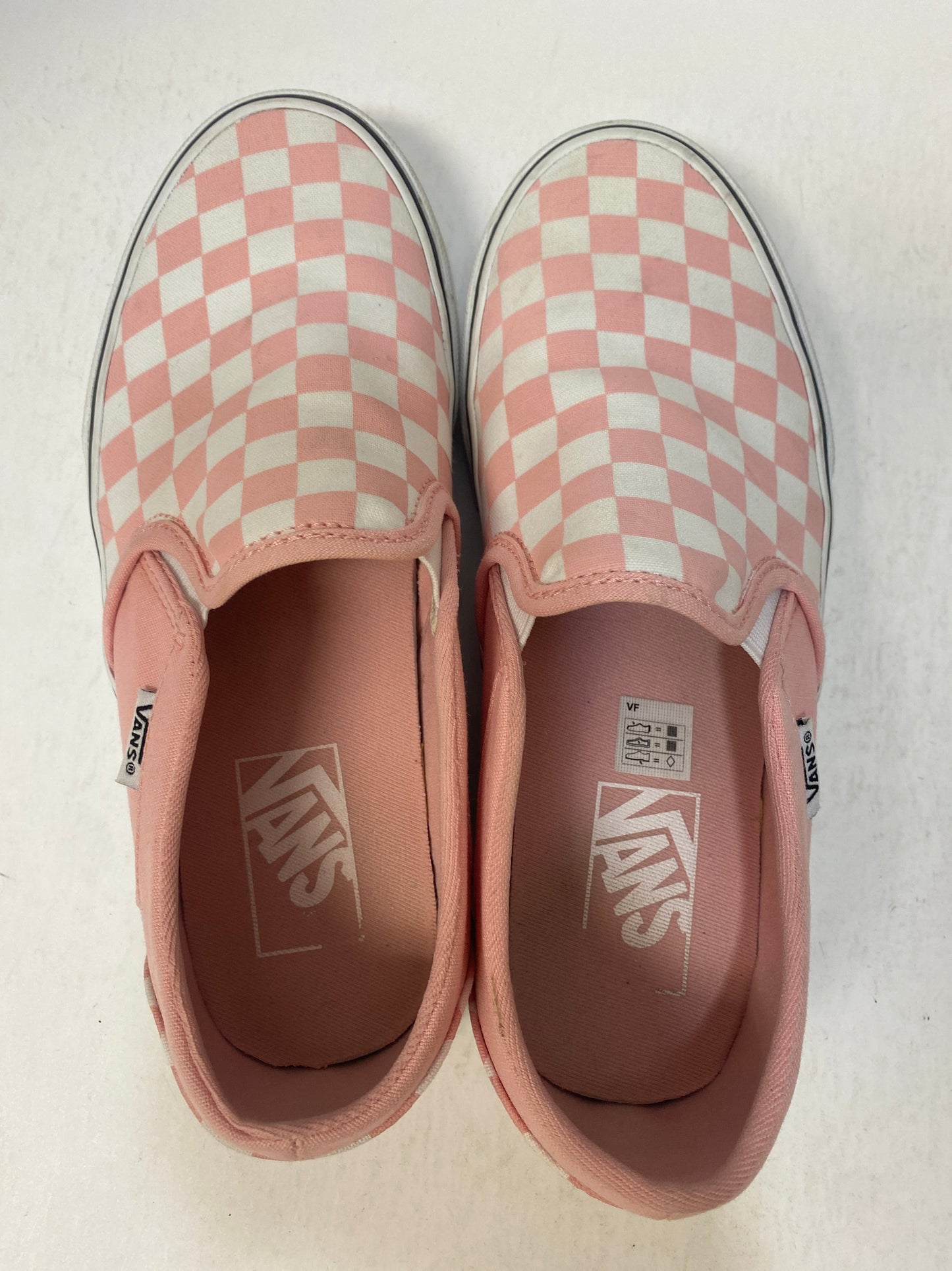 Shoes Sneakers By Vans In Pink, Size: 7.5