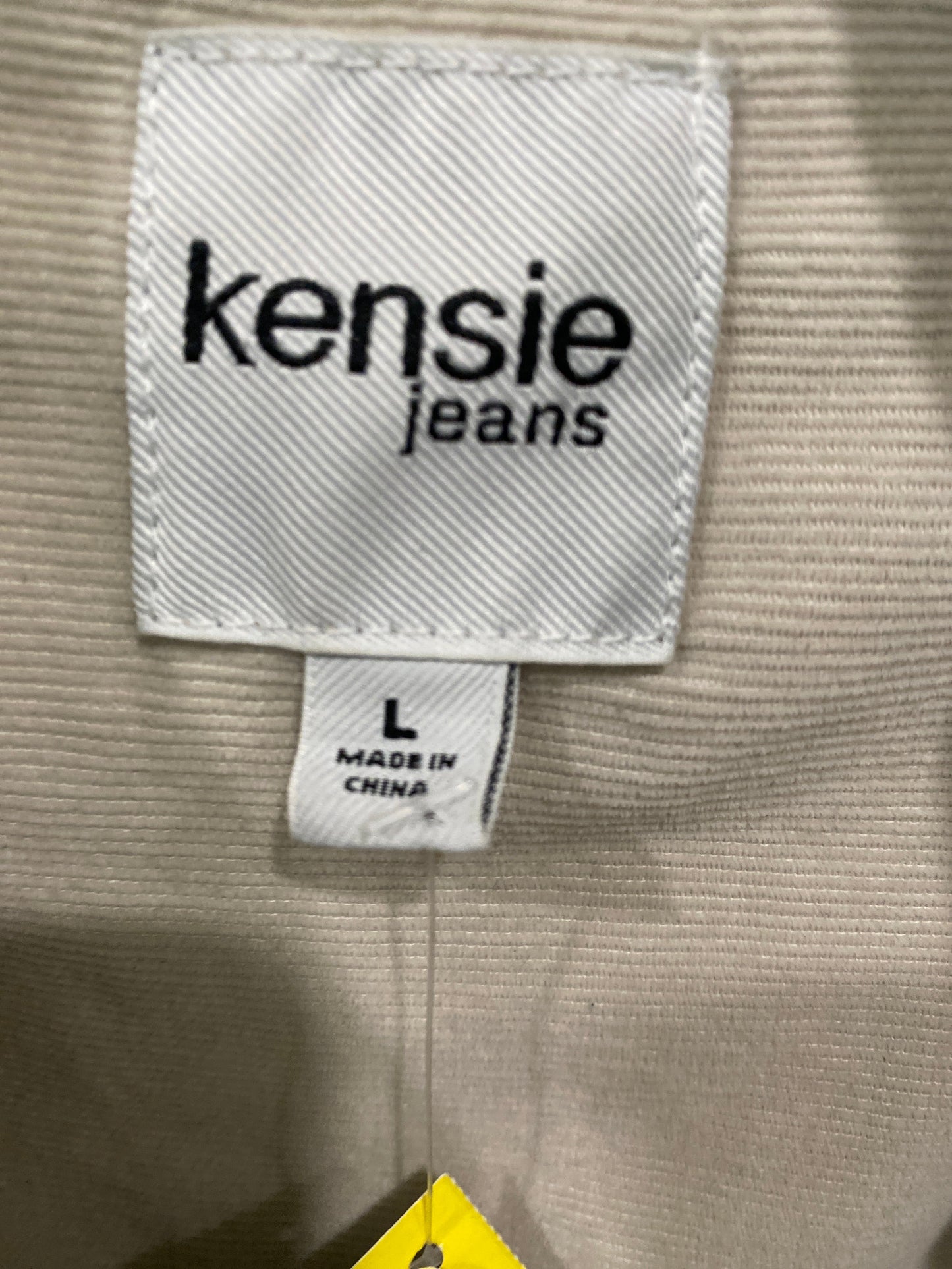 Jacket Other By Kensie In Cream, Size: L