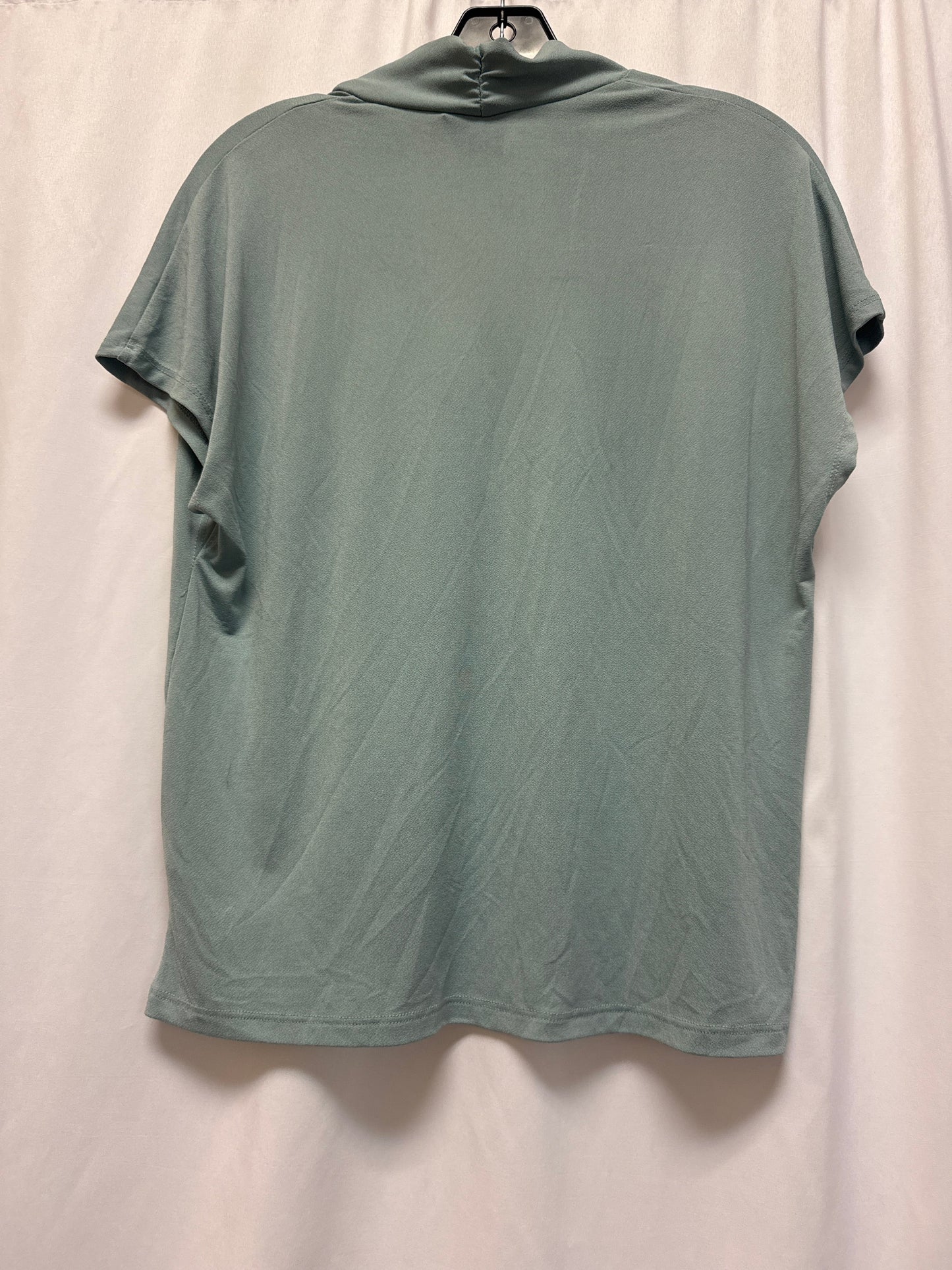 Top Short Sleeve By H&m In Green, Size: M