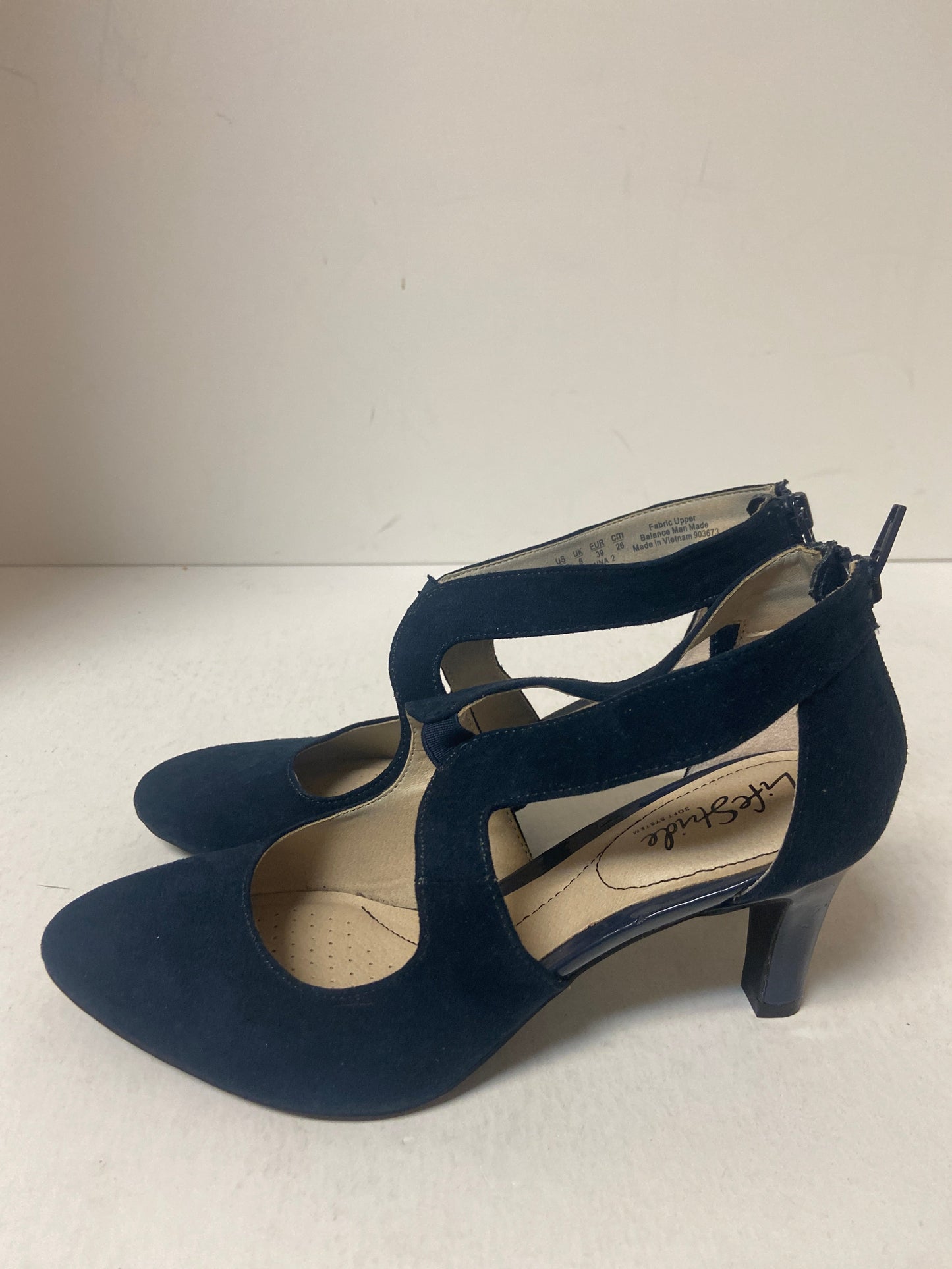 Shoes Heels Block By Life Stride In Navy, Size: 9