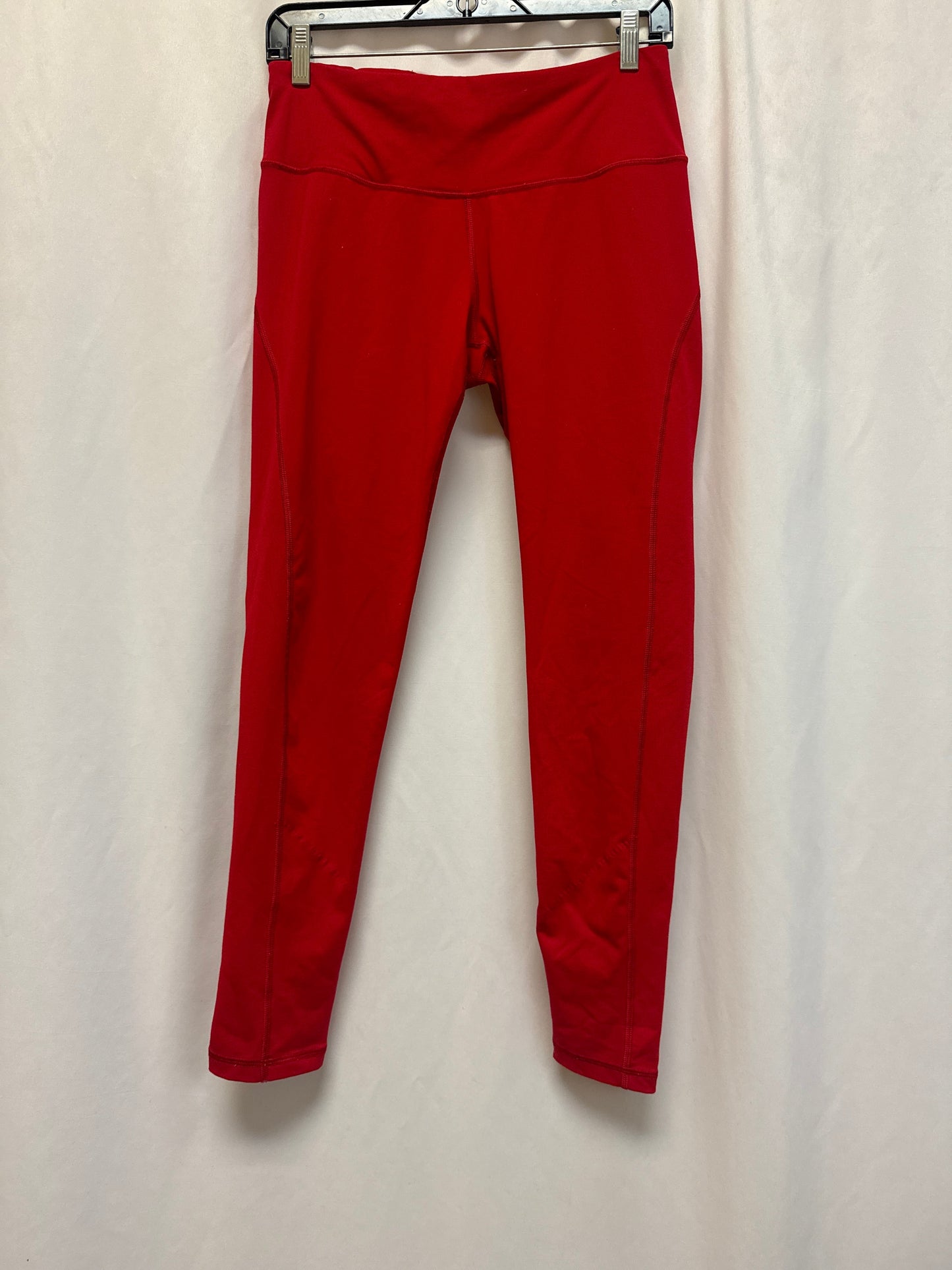 Athletic Leggings By Victorias Secret In Red, Size: M