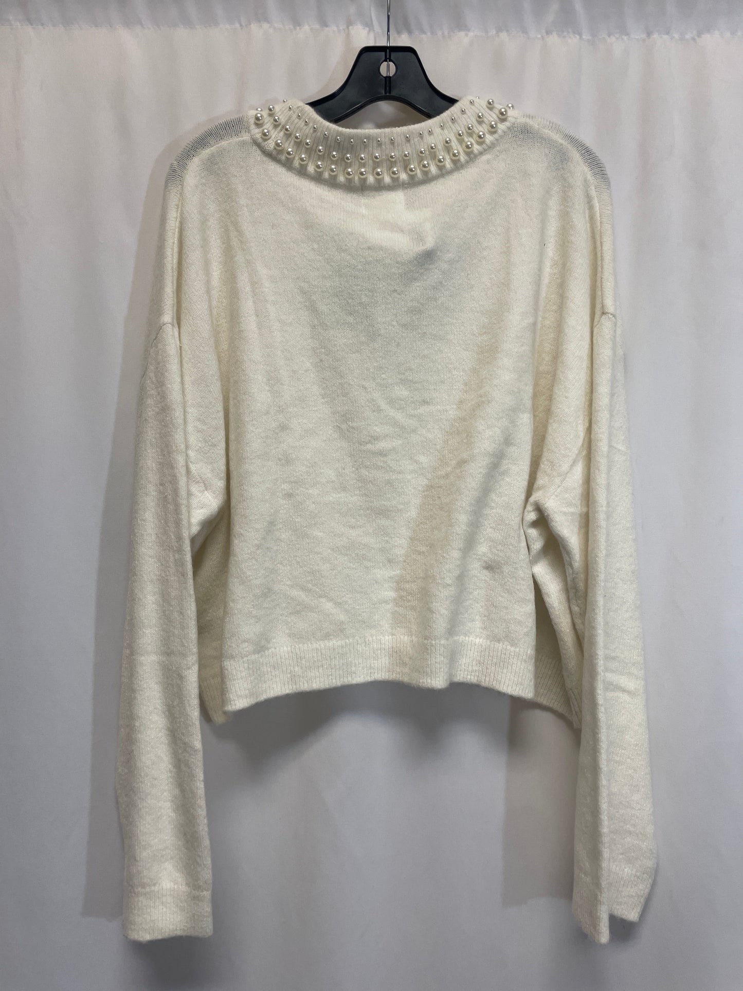 Sweater By H&m In Cream, Size: Xl