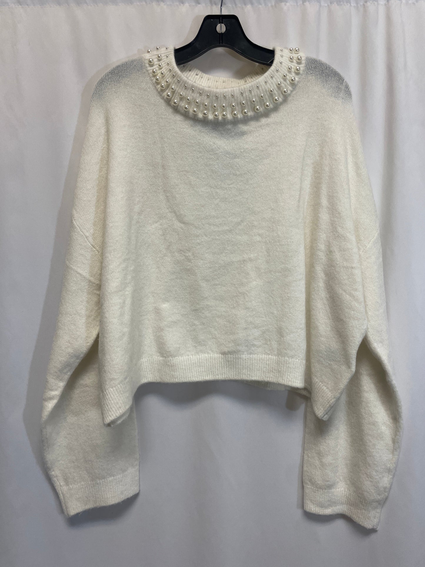 Sweater By H&m In Cream, Size: Xl