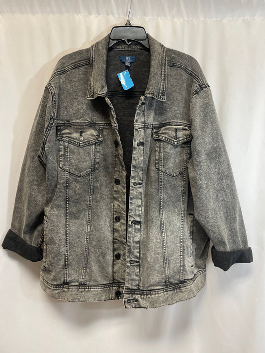 Jacket Denim By George In Black, Size: 2x