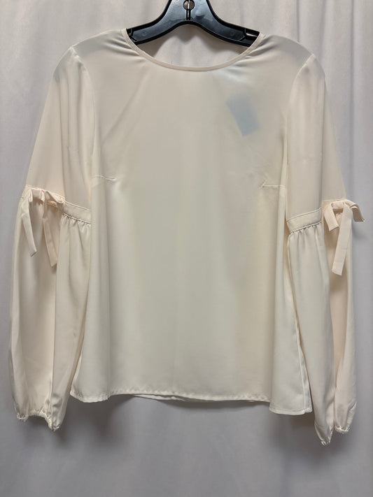 Top Long Sleeve By Draper James In White, Size: S