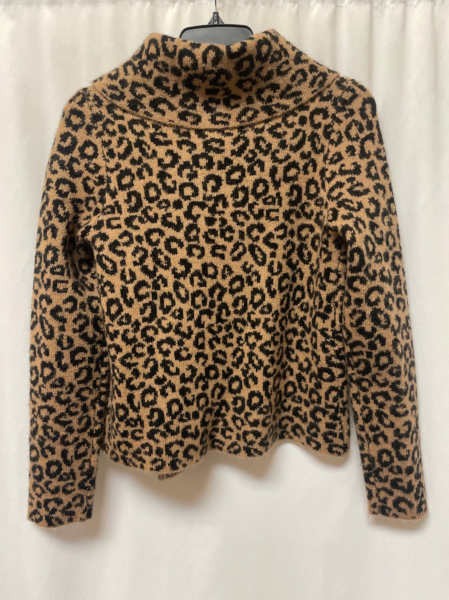 Poncho By Adrienne Vittadini In Animal Print, Size: S