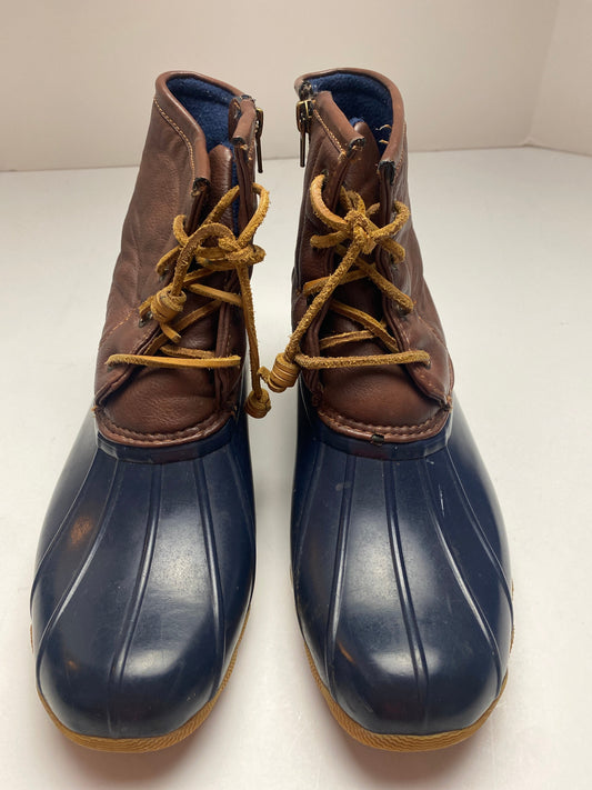 Boots Rain By Sperry In Navy, Size: 6