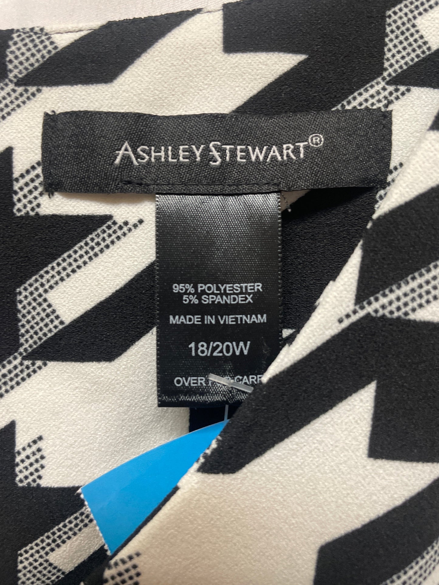 Dress Casual Maxi By Ashley Stewart In Black & White, Size: 1x