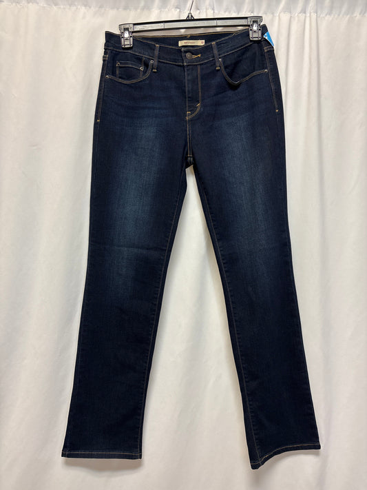 Jeans Straight By Levis In Blue, Size: 10