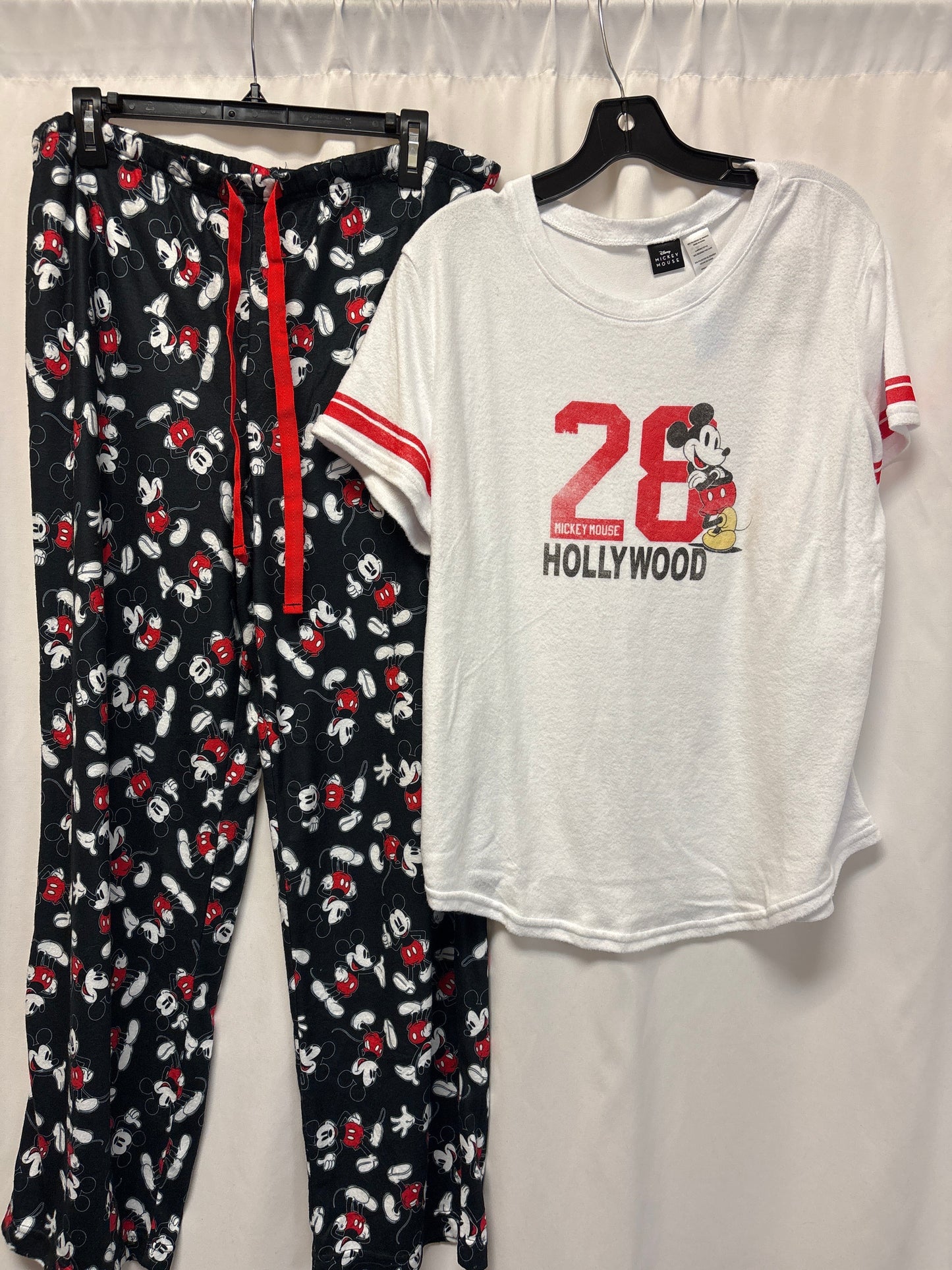 Pajamas 2pc By Disney Store In White, Size: L