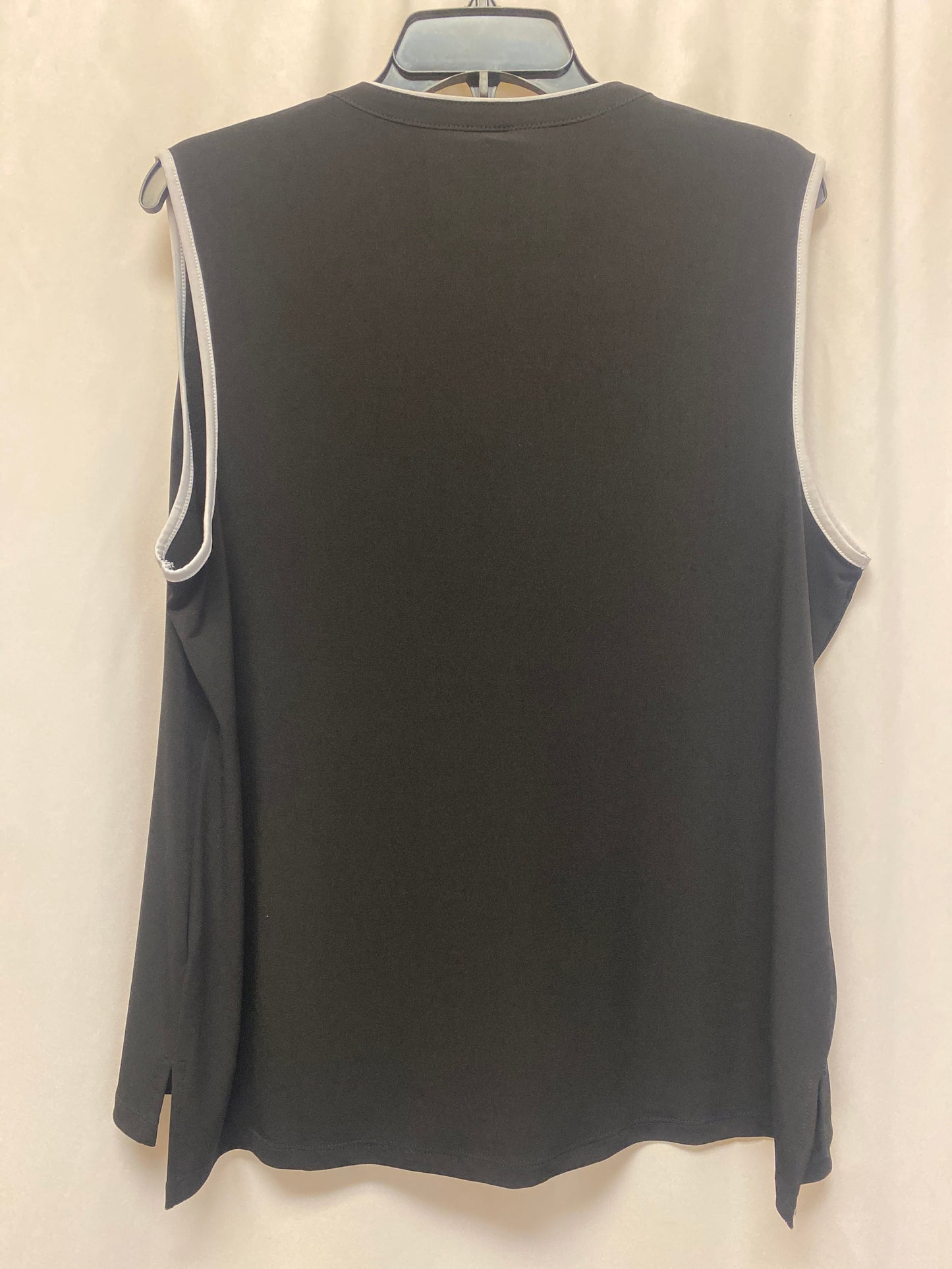 Top Sleeveless By Carmen By Carmen Marc Valvo In Black, Size: Xl