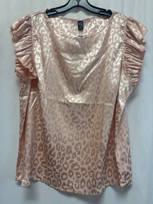 Top Sleeveless By Clothes Mentor In Pink, Size: 2x