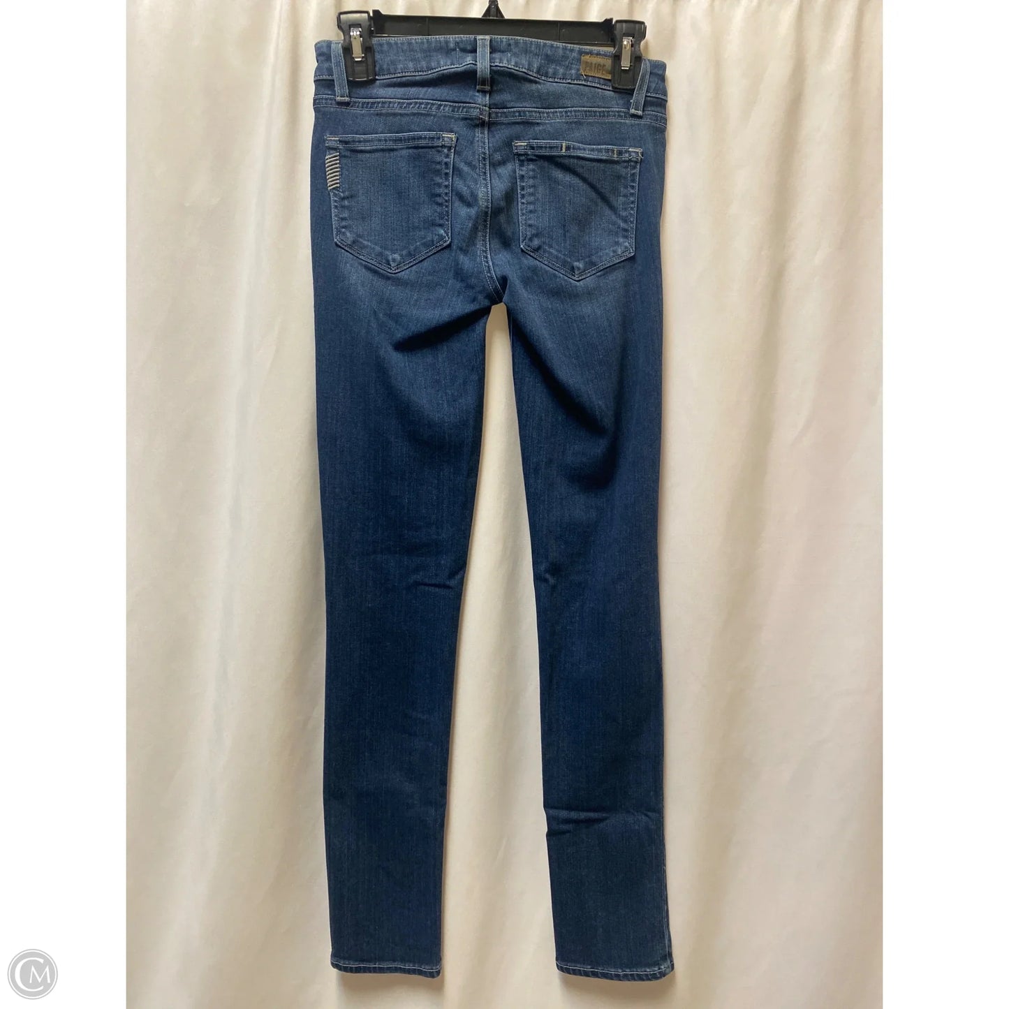 Jeans Skinny By Paige In Blue Denim, Size: 0
