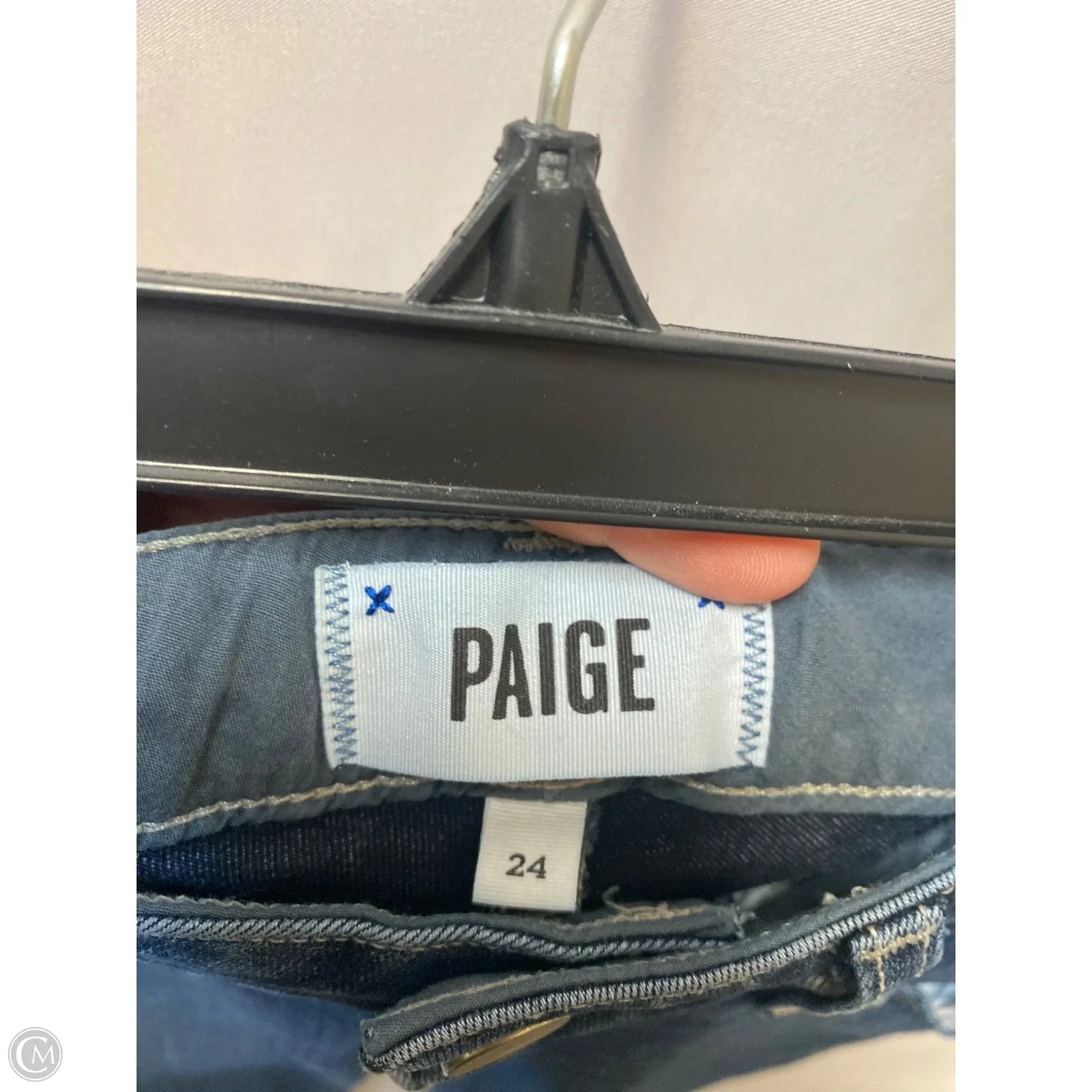 Jeans Skinny By Paige In Blue Denim, Size: 0