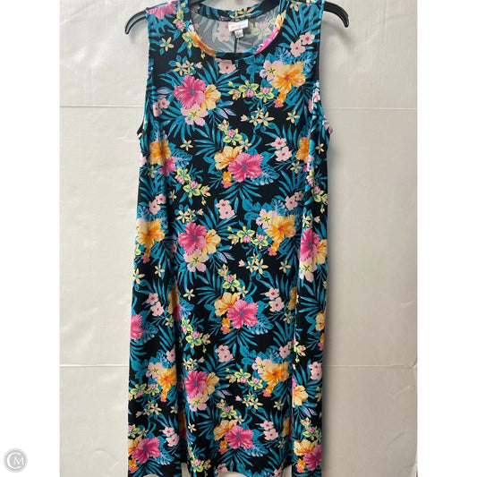Dress Casual Midi By Lularoe In Multi-colored, Size: Xl
