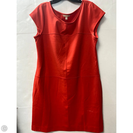 Dress Casual Midi By Banana Republic In Red, Size: Xl