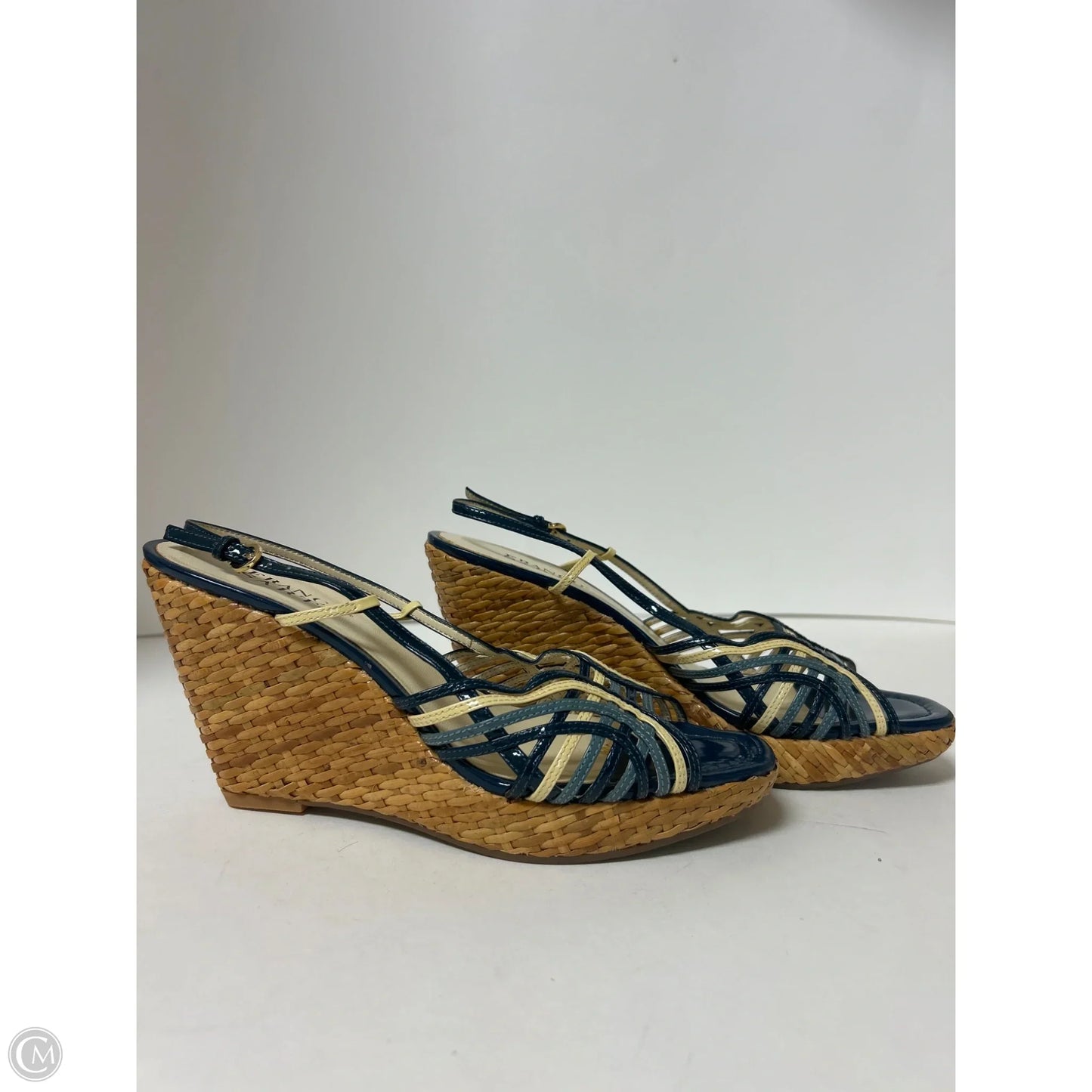 Shoes Heels Block By Franco Sarto In Blue, Size: 6.5
