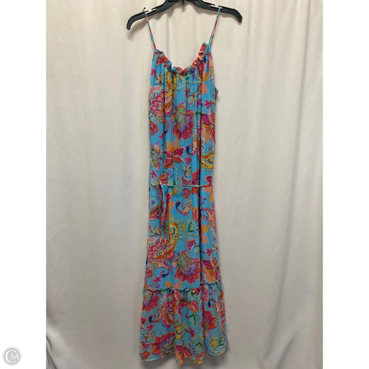 Dress Casual Maxi By Nicole Miller In Blue, Size: L