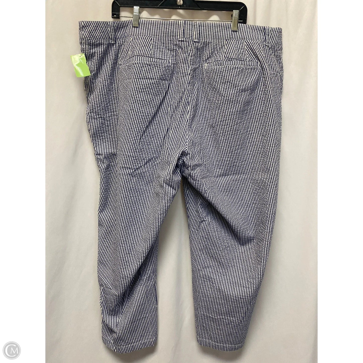 Pants Cropped By Crown And Ivy In Navy, Size: 2x